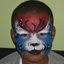 American Tiger Face Painting