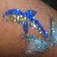 Dolphin Glitter Tattoo